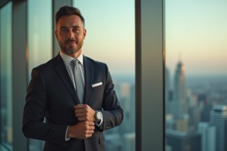 Chef d'entreprise réfléchissant à des options de financement pour son entreprise