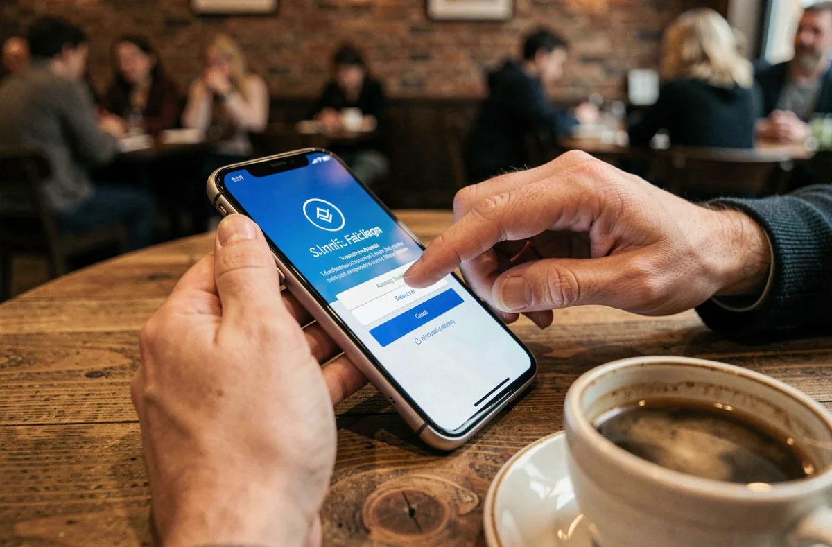 Authentification à deux facteurs sur une application bancaire LCL pour se protéger des arnaques en ligne